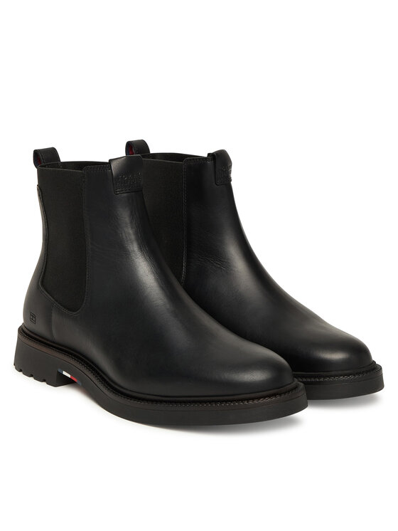 Tommy Hilfiger Tommy Hilfiger Štibletai Comfort Lwt FM0FM05591 Juoda