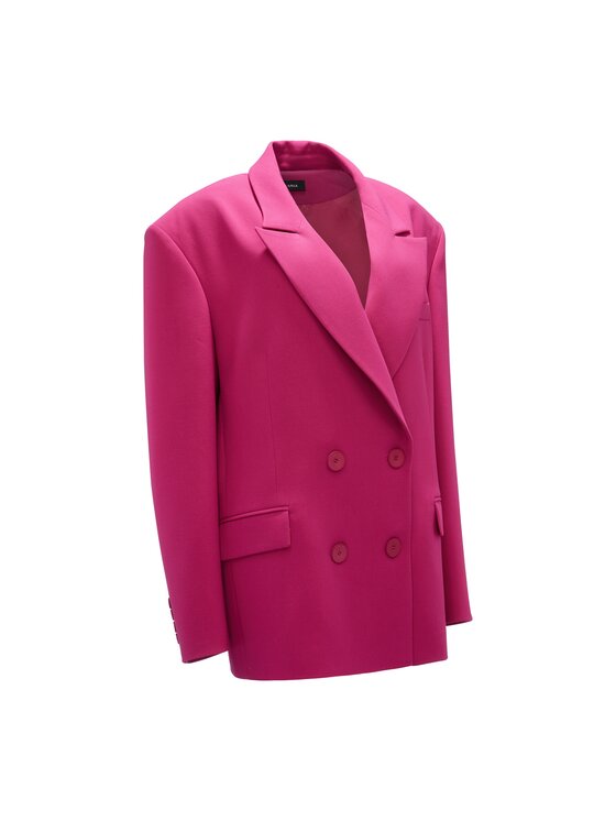 La Mania La Mania Giacca da abito RISKY Rosa Classic Fit