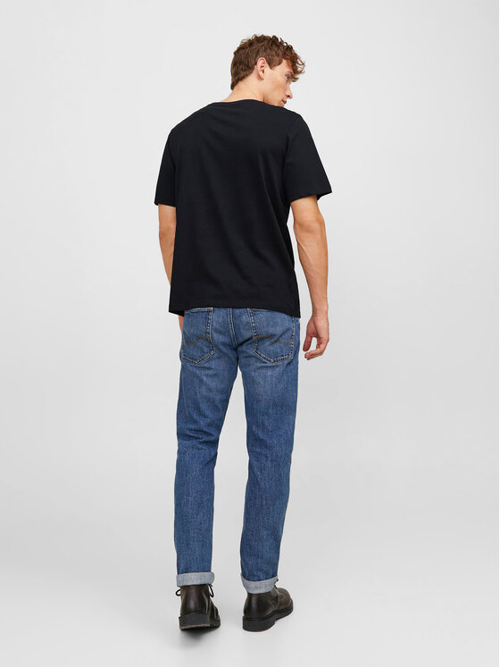 Jack & Jones Jack & Jones Tričko Corp 12233999 Čierna Standard Fit