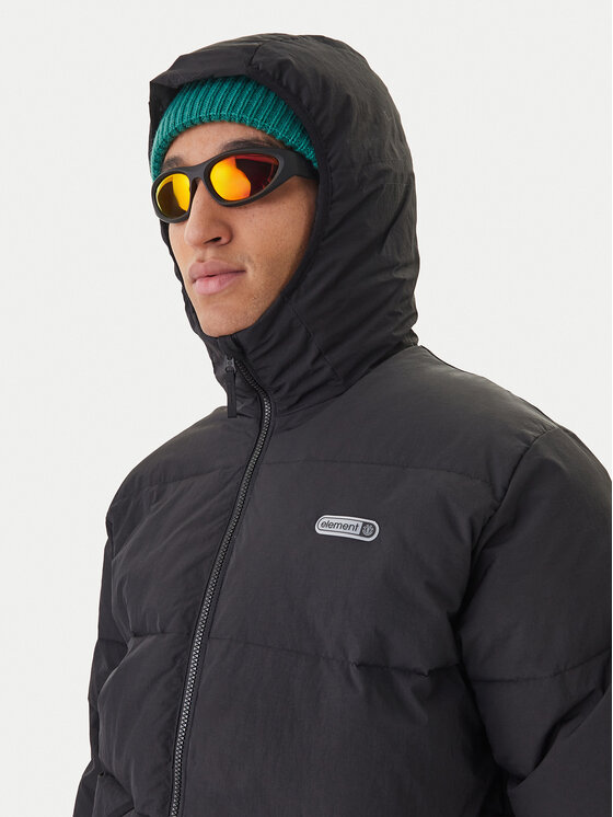 Element Element Geacă de iarnă Hooded Puffer ELYJK00276 Negru Regular Fit