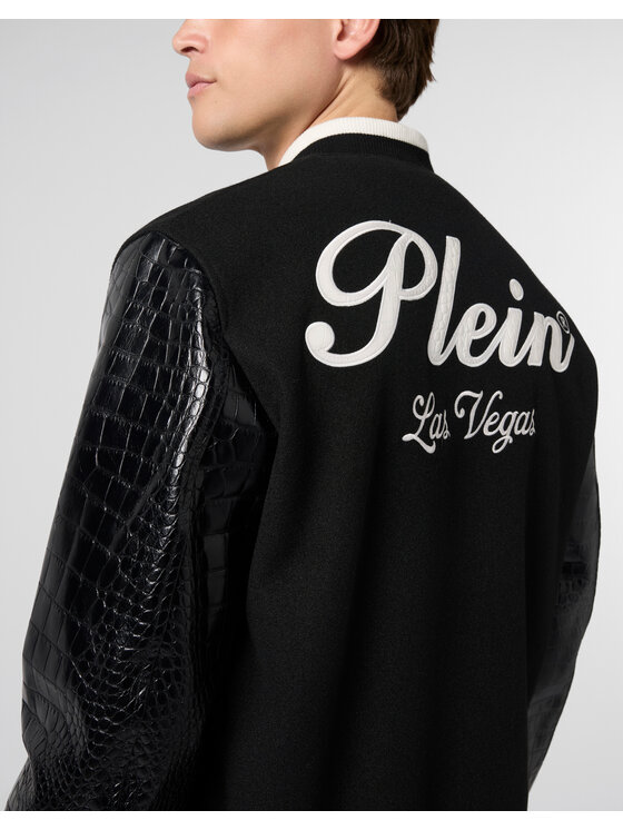 PHILIPP PLEIN PHILIPP PLEIN Bomber 29071 Nero Regular Fit