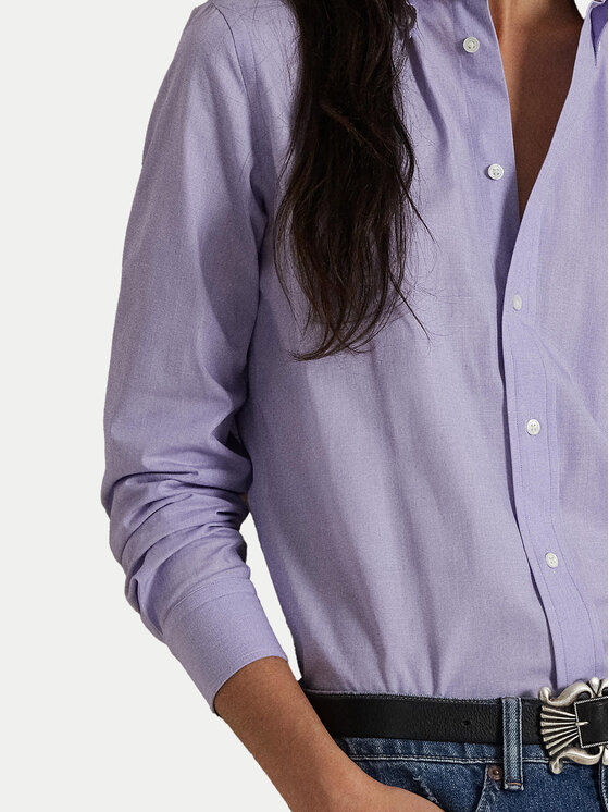 Polo Ralph Lauren Polo Ralph Lauren Košeľa 211941509003 Fialová Slim Fit