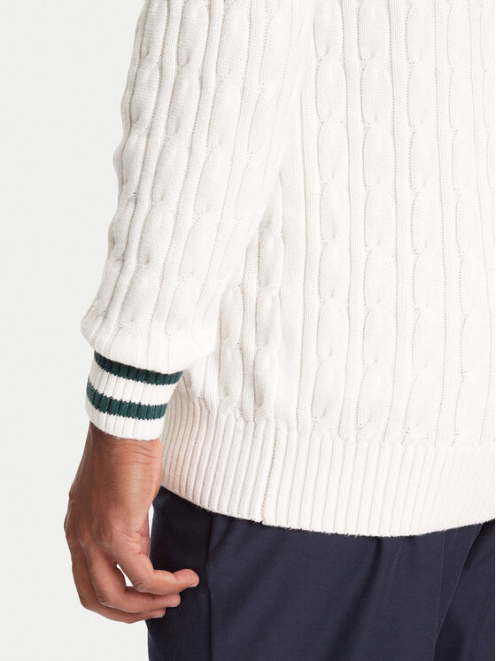 Guess Guess Sweter M5YR12 Z30W1 Écru Regular Fit