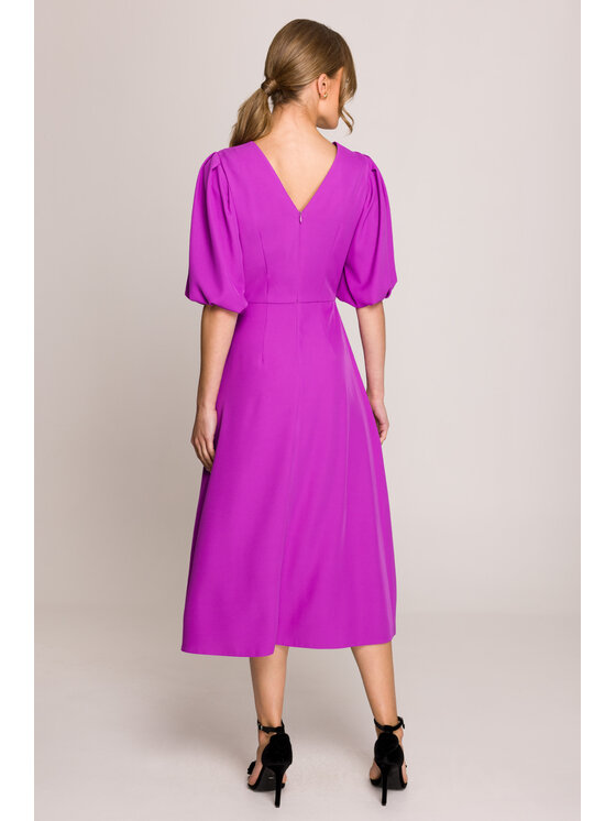 Stylove Stylove Sukienka wieczorowa S399 Fioletowy Premium Fit
