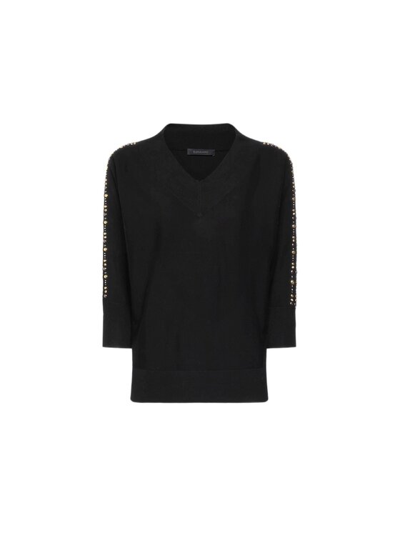 Elena Mirò Elena Mirò Maglione M462Z000595N033 Nero Boxy Fit