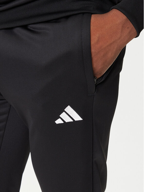 adidas adidas Trenirka Big Logo French Terry JX5551 Črna Regular Fit