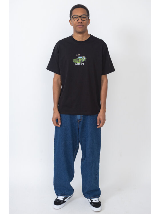 Kamuflage Kamuflage T-Shirt Pull Up Czarny Relaxed Fit