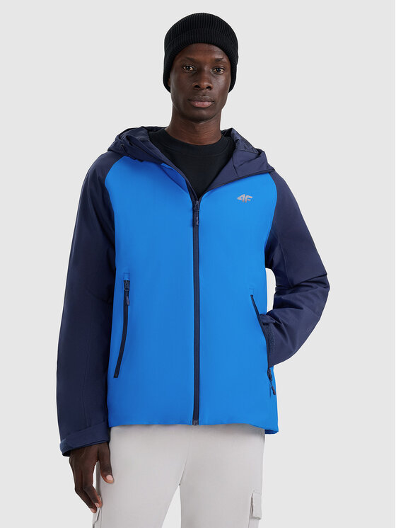 4F 4F Kurtka przejściowa MIDSHOP TEXTILE Granatowy Regular Fit
