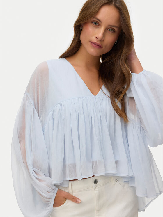 Vero Moda Vero Moda Majica Katie 10346404 Svijetloplava Regular Fit