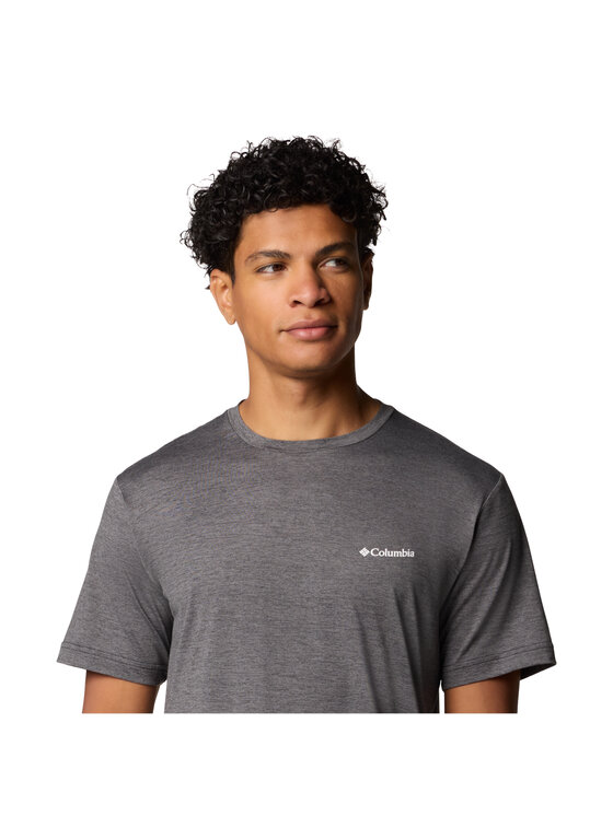 Columbia Columbia T-shirt Columbia Kwick Hike Back Graphic SS Tee Nero Regular Fit