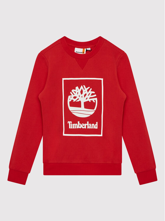 Timberland Timberland Mikina T25T58 S Červená Regular Fit