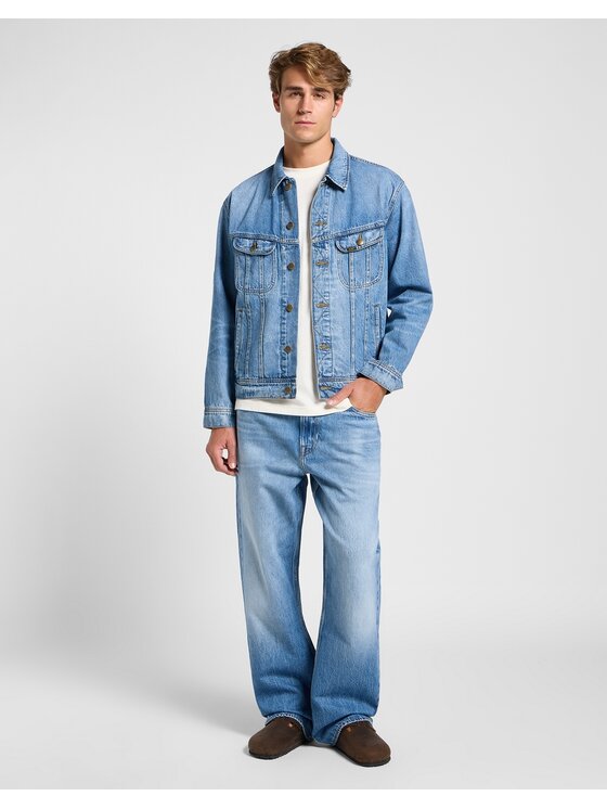 Lee Lee Jeansy ASHER Niebieski Loose Fit