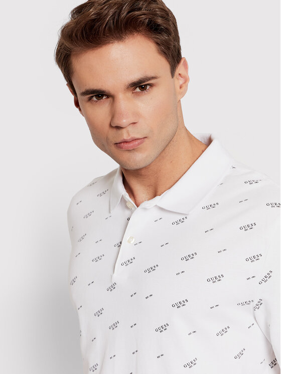 Polo Corey M2RP01 K7O61 Bianco Regular Fit