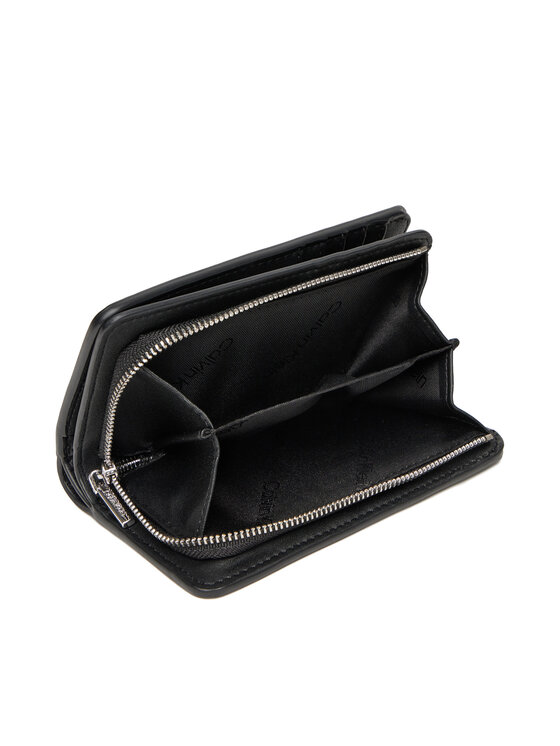 Calvin Klein Calvin Klein Veliki ženski novčanik Ck Re-Lock Medium Bifold LV04F1033G Crna