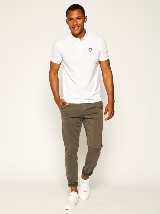 EA7 Emporio Armani EA7 Emporio Armani Polo 8NPF93 PJ03Z 1100 Biały Regular Fit