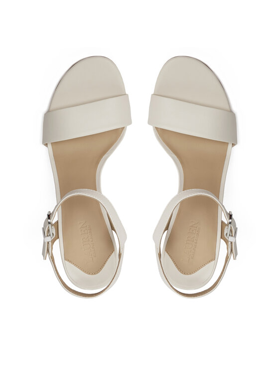 LAUREN RALPH LAUREN LAUREN RALPH LAUREN Sandale Gwen 802940727005 Alb