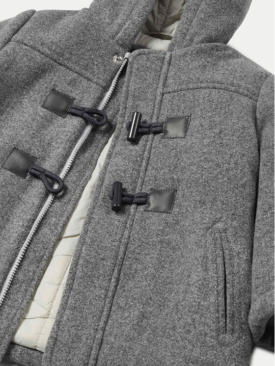 Mayoral Mayoral Зимно палто 2471 Сив Regular Fit