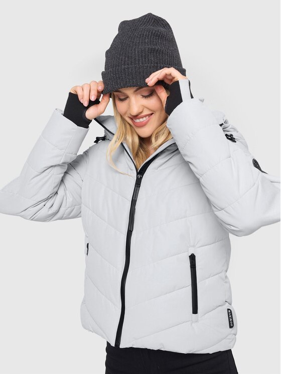 Marikoo Marikoo Kurtka zimowa Samuiaa XVI Szary Regular Fit