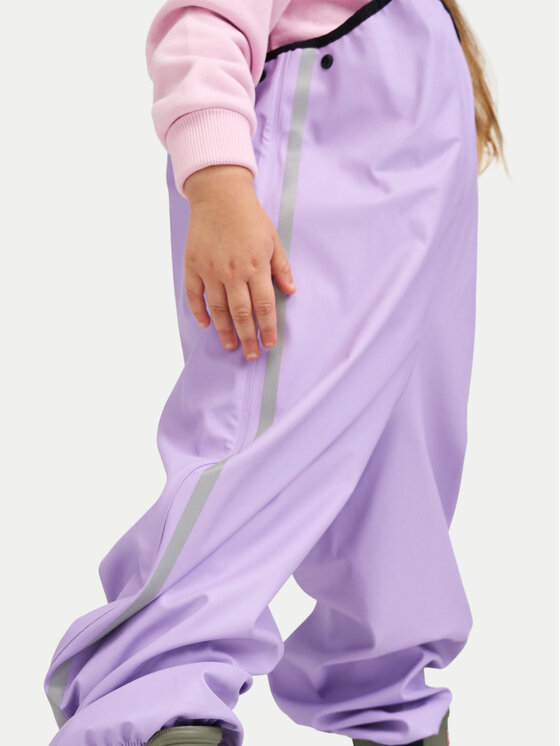 Reima Reima Spodnie przeciwdeszczowe Lammikko 5100026A Fioletowy jasny Regular Fit