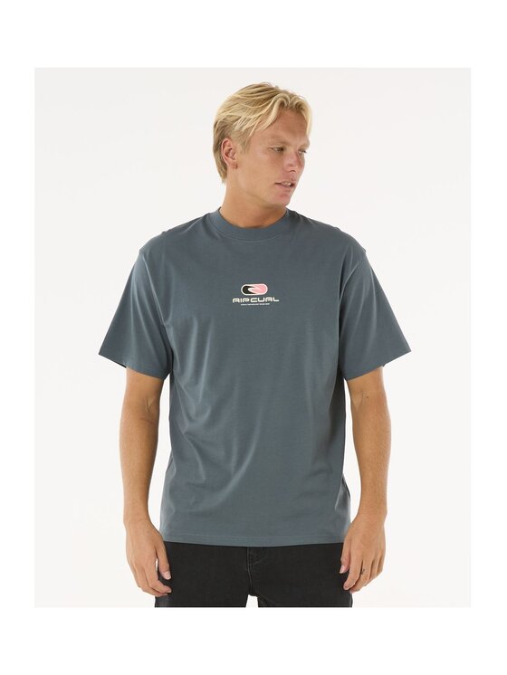 Rip Curl Rip Curl T-Shirt Pill Icon Tee Zielony Relaxed Fit