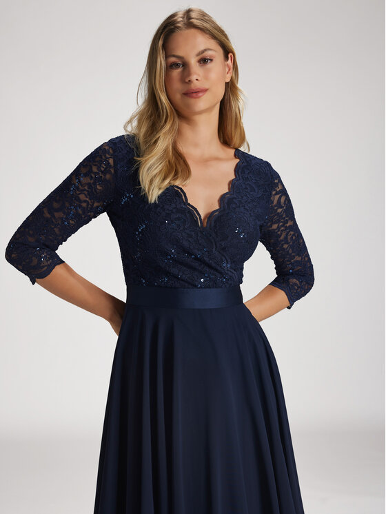 Swing Swing Coctailkleid 5AE29100 Dunkelblau Regular Fit