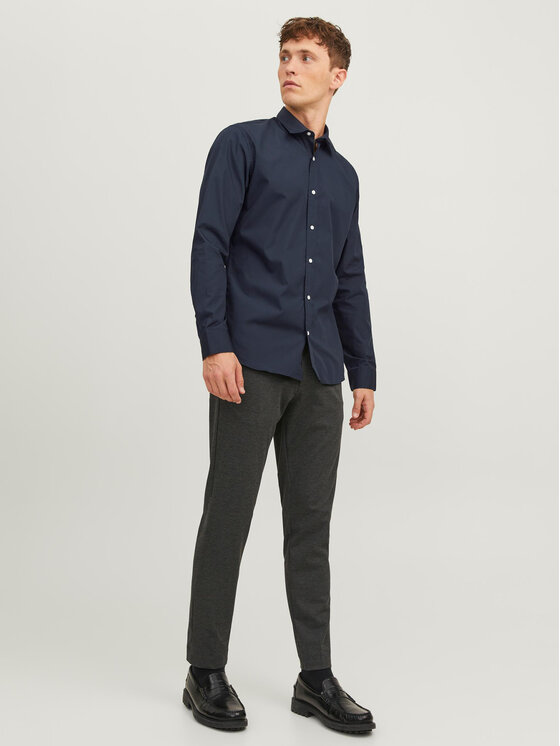 Jack&Jones Jack&Jones Ing 12187222 Sötétkék Slim Fit