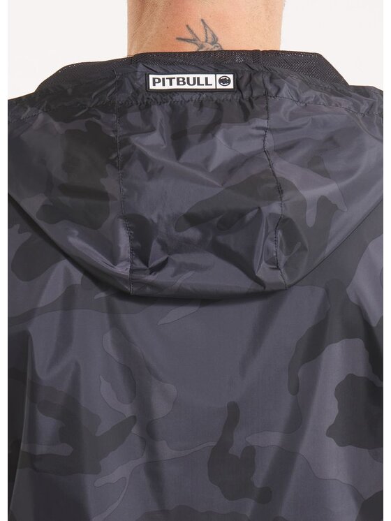 PITBULL PITBULL Kurtka przejściowa Athletic Logo Czarny Regular Fit