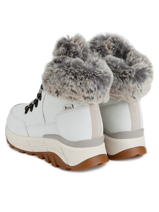 Rieker Revolution Lifestyle Rieker Revolution Lifestyle Botine W0063-80 Alb