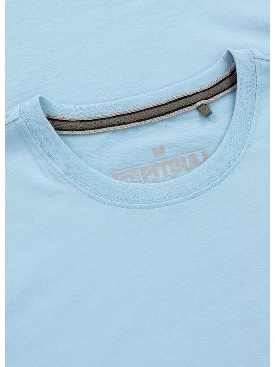 PITBULL PITBULL T-Shirt Koszulka męska SD STAMP L Błękitny Regular Fit