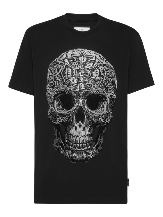PHILIPP PLEIN PHILIPP PLEIN T-Shirt 26247 Czarny Regular Fit