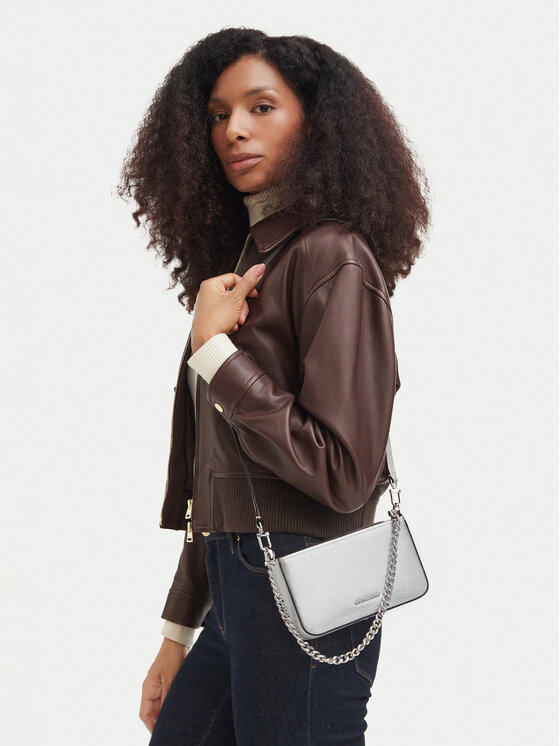 MICHAEL Michael Kors MICHAEL Michael Kors Torebka Bryant 32S5SYTC5M Srebrny