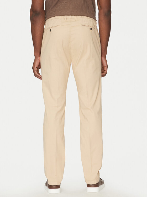 Guess Guess Pantaloni din material M5RB51 WGXW1 Bej Regular Fit