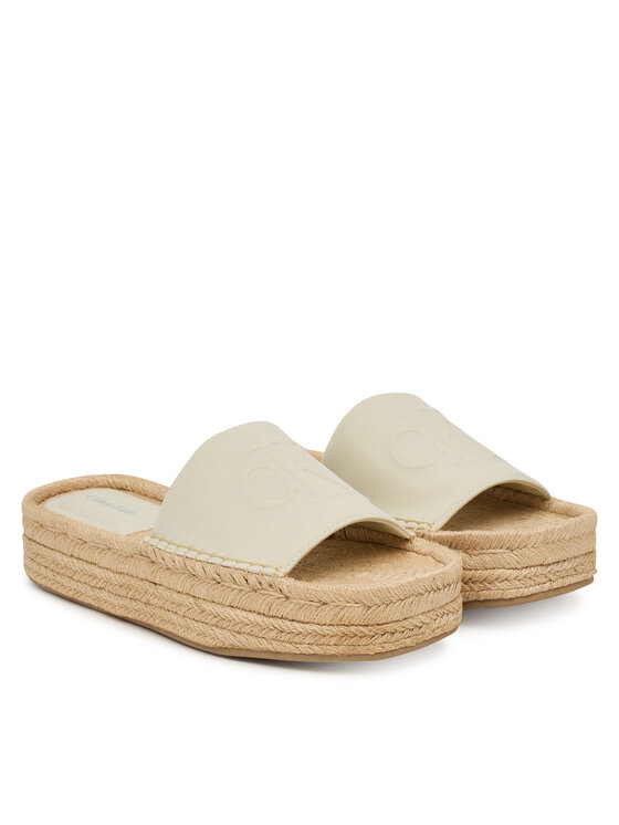 Calvin Klein Calvin Klein Şlapi Ebeth HW0HW02894 Albastru deschis