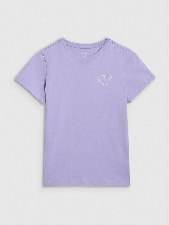 4F 4F T-Shirt 4FJRAW25TTSHF3199-52S Ροζ Regular Fit