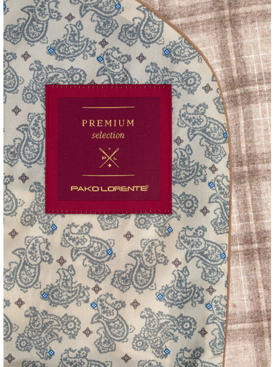 Pako Lorente Pako Lorente Marynarka P22WP-3X-034 Beżowy Slim Fit