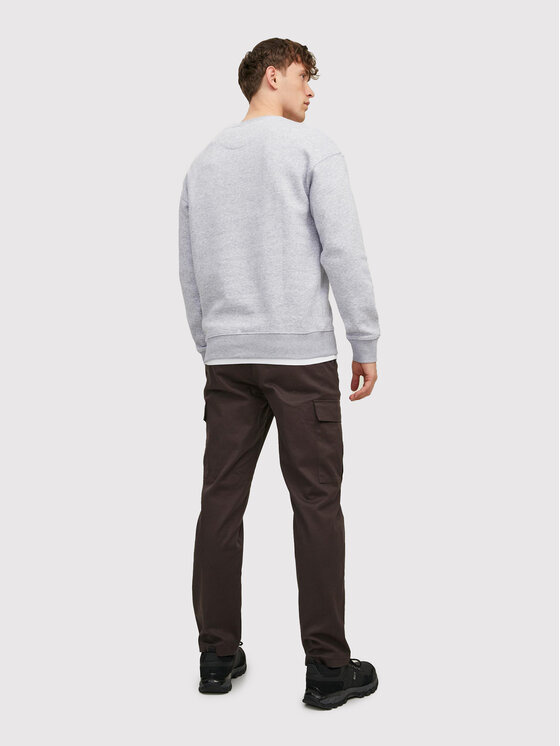 Jack&Jones Jack&Jones Majica dugih rukava Star 12208182 Siva Regular Fit