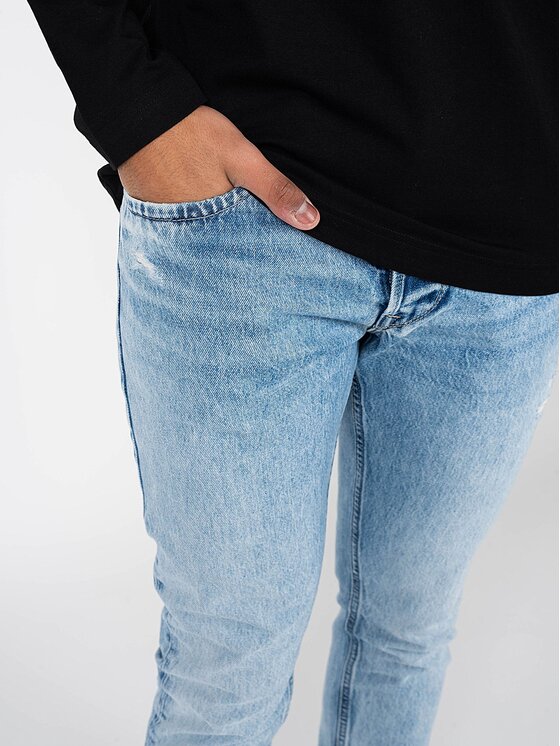 Pepe Jeans Pepe Jeans Jeansy PM206317WR42 | Callen Crop Modrá Regular Fit