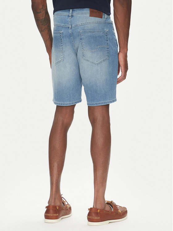 Hechter Paris Hechter Paris Szorty jeansowe 26655 151362 Niebieski Regular Fit