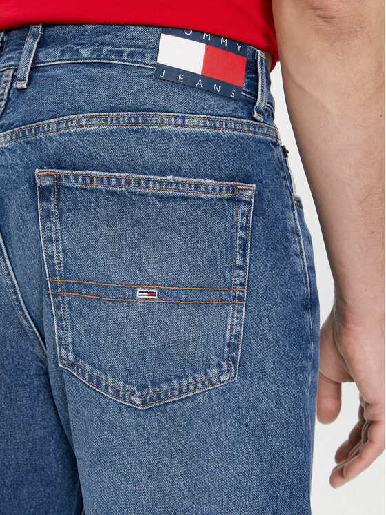 Tommy Jeans Tommy Jeans Jeansy Isaac Rlxd Tapered Ah6037 DM0DM18224 Tmavomodrá Relaxed Fit
