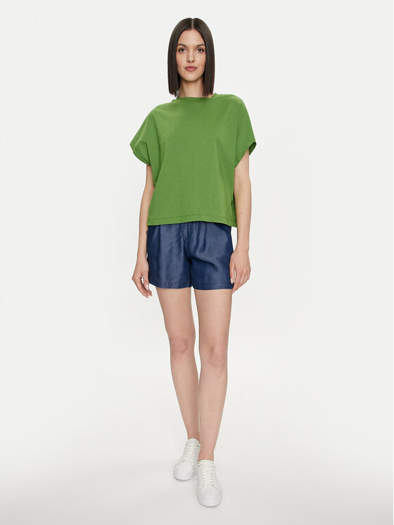 United Colors Of Benetton United Colors Of Benetton Auduma šorti 4KHND9016 Tumši zils Relaxed Fit