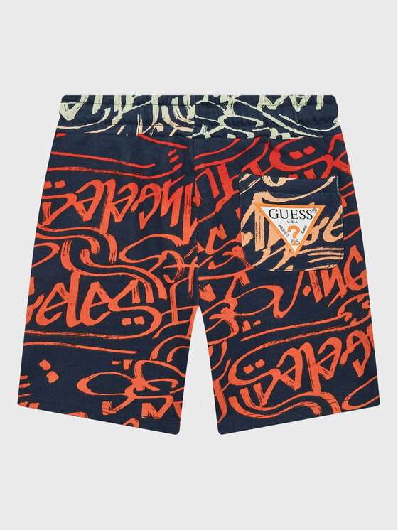 Guess Guess Sportiniai šortai N3GD00 KA6R3 Spalvota Regular Fit
