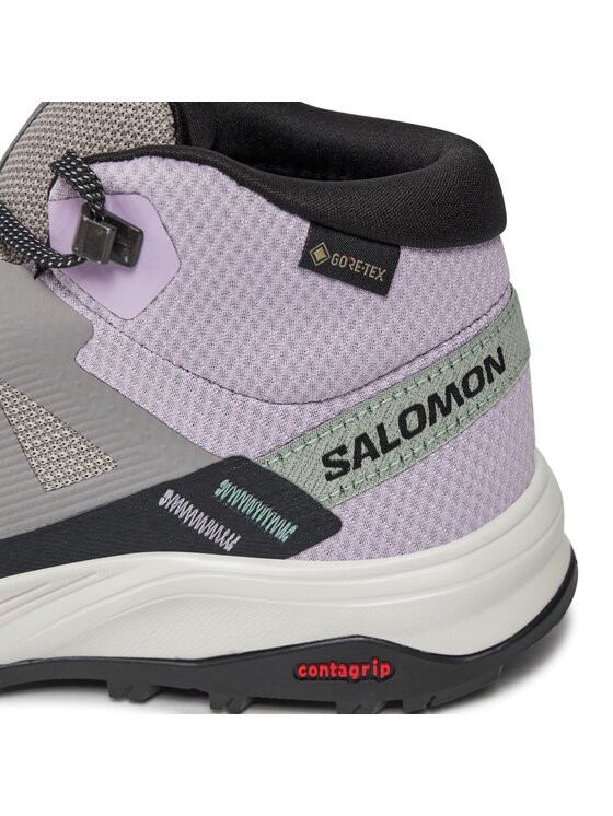 Salomon Salomon Trekingová obuv Outrise Mid GORE-TEX L47160600 Černá