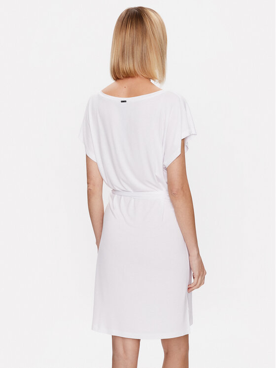 Emporio Armani Emporio Armani Každodenní šaty 262728 3R314 00010 Bílá Regular Fit