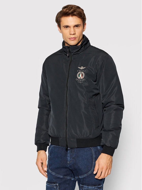 Aeronautica Militare Aeronautica Militare Куртка бомбер 212AB1979CT2882 Чорний Regular Fit