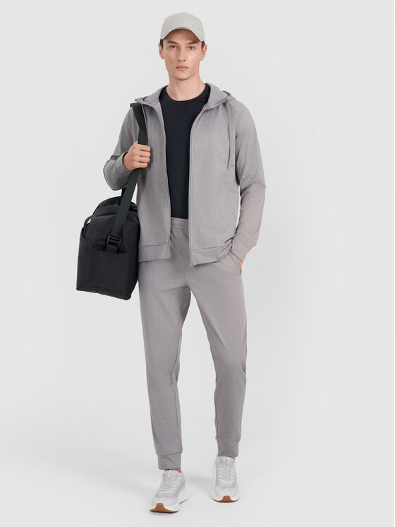 4F 4F Teplákové nohavice MULTI ACTIVE Sivá Regular Fit