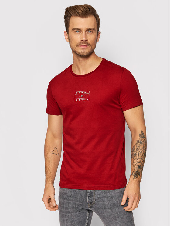 Tommy hilfiger centre flag t shirt 2025