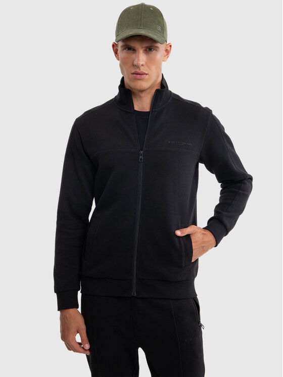 BIG STAR BIG STAR Bluza WLADOR Czarny Basic Fit