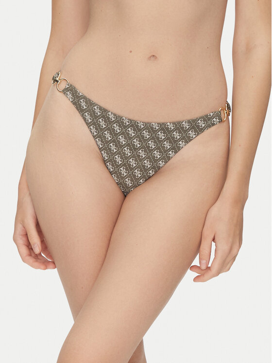 Guess Guess Dół od bikini E5GO28 KCRL2 Zielony