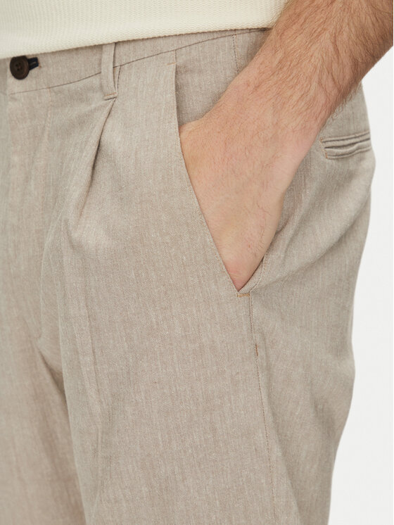 JOOP! Jeans JOOP! Jeans Chino nohavice 15 JJF-100Lead2 30046561 Béžová Loose Fit