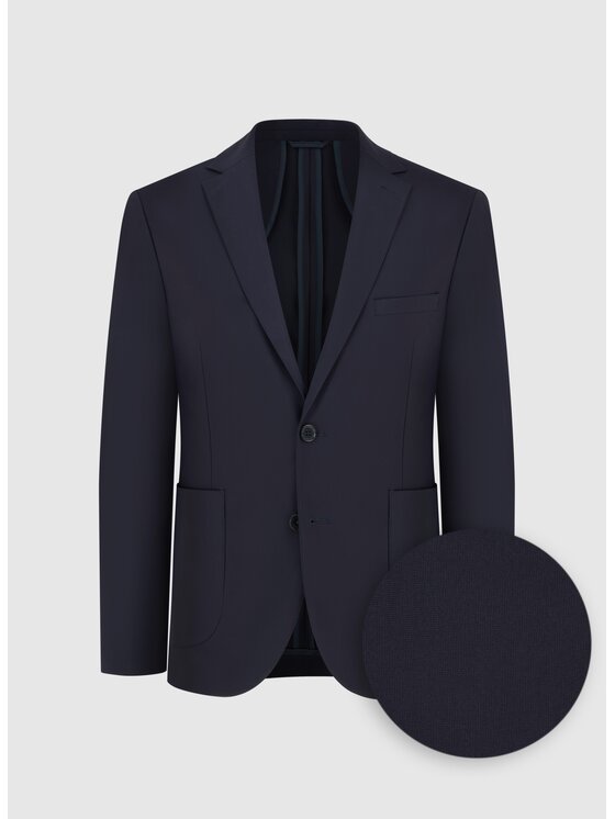 Pako Lorente Pako Lorente Marynarka P24WF-3G-001 Granatowy Super Slim Fit